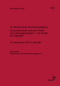 Abbildung von: 16. Münsterische Sozialrechtstagung - VVW Verlag Versicherungswirtschaft