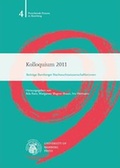 Cover: Kolloquium 2011 - University of Bamberg Press