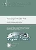 Cover: Proceedings of KogWis 2012 - University of Bamberg Press