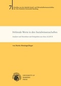 Cover: Fehlende Werte in den Sozialwissenschaften - University of Bamberg Press