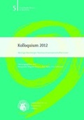 Cover: Kolloquium 2012 - University of Bamberg Press