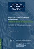 Cover: Untersuchungen zum weiblichen Diskussionsstil am Beispiel von Gespr&auml;chen russischer, ukrainischer und polnischer InteraktionspartnerInnen - Peter Lang Verlag
