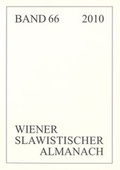 Cover: Wiener Slawistischer Almanach Band 66/2010 - Peter Lang Verlag
