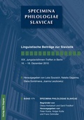 Cover: Linguistische Beitraege zur Slavistik - Peter Lang Verlag