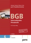 Cover: juris Praxiskommentar BGB Gesamtausgabe / Internationales Privatrecht - Juris