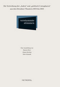 Enlarge image Cover: Verstummte Stimmen - Metropol-Verlag