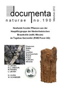 Cover: Neufunde fossiler Pflanzen aus der Hauptfl&ouml;zgruppe der Niederrheinischen Braunkohle (mittl. Mioz&auml;n) im Tagebau Garzweiler (RWE Power AG) - documenta naturae