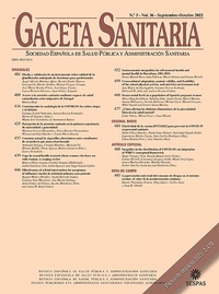 Abbildung von: Gaceta Sanitaria - Elsevier