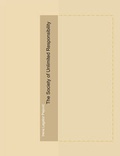 Cover: Irena Lagator Pejovic. The Society of unlimited Responsibility - K&ouml;nig, Walther