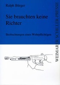 Cover: Sie brauchten keine Richter - Frankfurter Literaturverlag