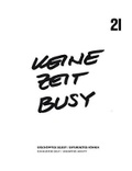 Cover: Keine Zeit / Busy - K&ouml;nig, Walther