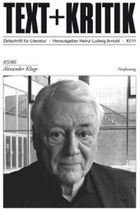 Abbildung von: Alexander Kluge - edition text + kritik