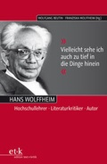 Cover: "Vielleicht sehe ich auch zu tief in die Dinge hinein" - edition text + kritik