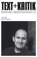 Cover: Franz F&uuml;hmann - edition text + kritik