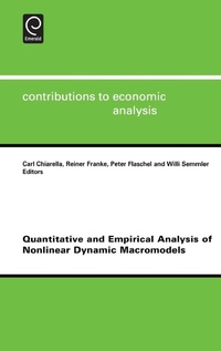 Enlarge image Cover: Quantitative and Empirical Analysis of Nonlinear Dynamic Macromodels - Elsevier