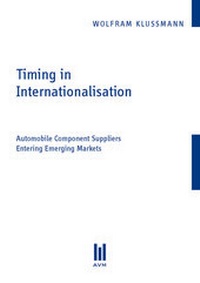 Abbildung von: Timing in Internationalisation - Akademische Verlagsgemeinschaft München