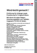 Bild: Word-leicht-gemacht - telecomputer marketing