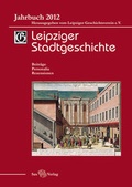 Cover: Leipziger Stadtgeschichte - Sax-Verlag
