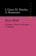 Cover: Erste Wahl - DISTANZ Verlag