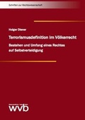 Cover: Terrorismusdefinition im V&ouml;lkerrecht - wvb Wissenschaftlicher Verlag Berlin