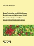 Cover: Berufspendlermobilit&auml;t in der Bundesrepublik Deutschland - wvb Wissenschaftlicher Verlag Berlin
