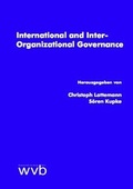 Cover: International and Inter-Organizational Governance - wvb Wissenschaftlicher Verlag Berlin