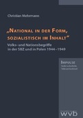 Cover: "National in der Form, sozialistisch im Inhalt" - wvb Wissenschaftlicher Verlag Berlin
