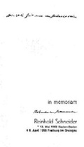 Cover: Dein ist die Zeit und das Gericht ist dein. In memoriam Reinhold Schneider (1903-1958) - AphorismA