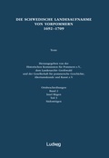Cover: Die schwedische Landesaufnahme von Vorpommern 1692-1709 / Die schwedische Landesaufnahme von Vorpommern 1692-1709. S&uuml;dostr&uuml;gen - Verlag Ludwig