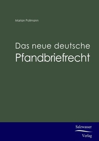 Abbildung von: Das neue deutsche Pfandbriefrecht - Ehv Academicpress