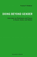 Cover: Doing beyond Gender - Monsenstein und Vannerdat
