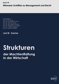Cover: Strukturen Der Machtentfaltung in Der Wirtschaft - Europ&auml;ischer Hochschulverlag