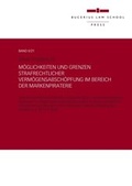 Cover: M&ouml;glichkeiten und Grenzen strafrechtlicher Verm&ouml;gensabsch&ouml;pfung im Bereich der Markenpiraterie - Bucerius Law School