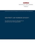 Cover: Non Profit Law Yearbook 2010/2011 - Bucerius Law School