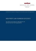 Cover: Non Profit Law Yearbook 2012/2013 - Bucerius Law School