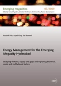 Cover: Energy Management for the Emerging Megacity Hyderabad - Europ&auml;ischer Hochschulverlag