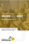 Cover: Wissen und Geist - Leipziger Uni-Vlg