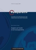 Cover: Vergleich und Transfer in der Konsumgeschichte - Leipziger Uni-Vlg