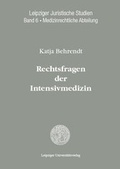 Abbildung von: Rechtsfragen der Intensivmedizin - Leipziger Uni-Vlg