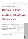 Cover: Historia Iuris Civilis Romani ac Germanici - Traugott Bautz