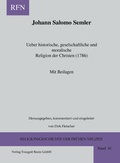 Cover: Johann Salomo Semler - Traugott Bautz