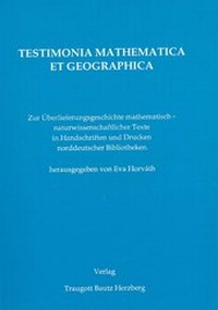 Enlarge image Cover: Testimonia Mathematica et Geographica - Traugott Bautz