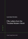 Cover: Fifty Letters from the Troubled Modern World - Traugott Bautz