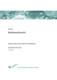 Abbildung von: Wettbewerbsrecht - Agentur für wissenschaftliche Weiterbildung und Wissenstransfer e.V. an der Technischen Hochschule Brandenburg