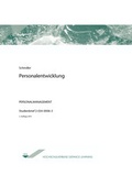 Cover: Personalentwicklung - Agentur f&uuml;r wissenschaftliche Weiterbildung und Wissenstransfer e.V. an der Technischen Hochschule Brandenburg