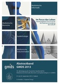 Cover: Abstractband GMDS 2013 - Westarp BookOnDemand