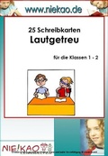 Cover: Mit Strategien lernen -  Schreibkarten lautgetreu - Niekao Lernwelten