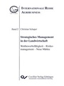 Cover: Strategisches Management in der Landwirtschaft - Cuvillier Verlag