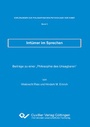 Cover: Irrtümer im Sprechen - Cuvillier Verlag