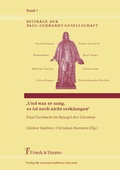 Cover: "Und was er sang, es ist noch nicht verklungen" - Frank & Timme